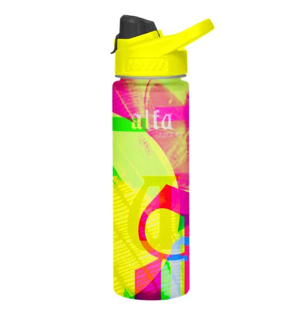 Botella térmica amarilla