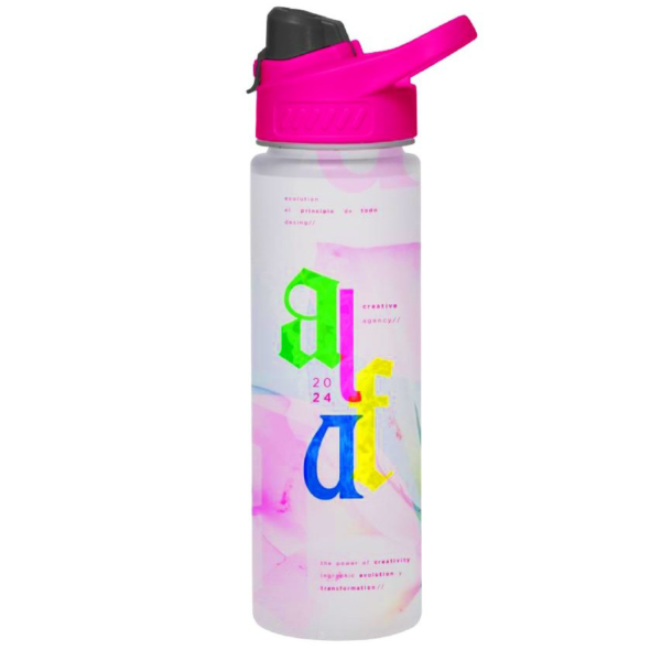 Botella térmica rosa